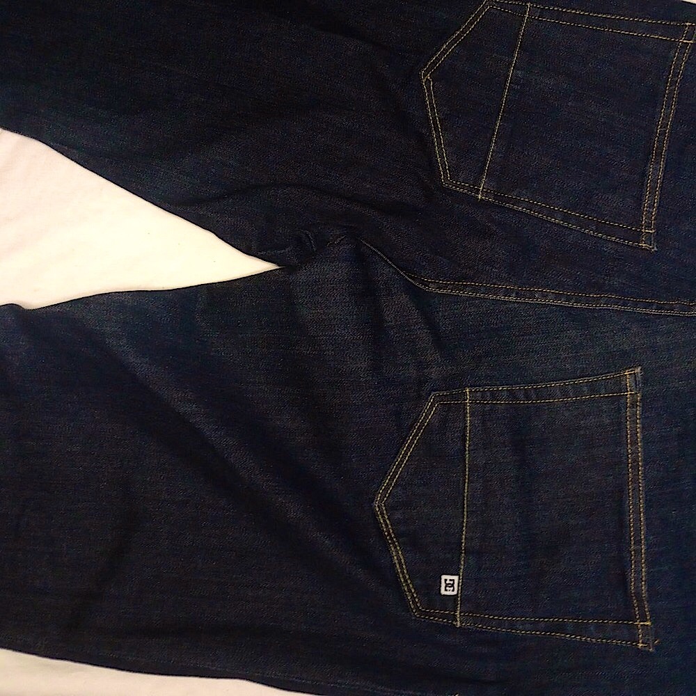 DC Men's Straight Fit Jeans - Dark Blue